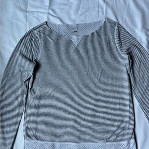 Threads 4 Thought Light Gray Polka Dot Top
